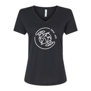 Women's V-Neck - Globe